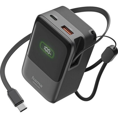 HAMA Външна батерия "Roll Up", 10000 mAh, 20W