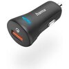 Бързо зарядно за кола Hama "Qualcomm Quick Charge 3.0", USB-A, 19,5 W, черно