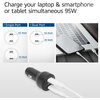 ACT Бързо зарядно за кола 95W 2x USB-C, PD, GAN, 12-24V