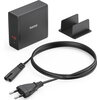 HAMA Зарядна станция 140W, USB-C, 3 порта, GaN, Power Delivery (PD)