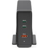 HAMA Зарядна станция 140W, USB-C, 3 порта, GaN, Power Delivery (PD)