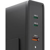HAMA Зарядна станция 140W, USB-C, 3 порта, GaN, Power Delivery (PD)