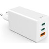 HAMA Комплект Бързо зарядно и кабел за зареждане, 100 W GaN, 2x USB-C PD, 1x USB-A QC