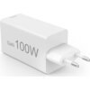 HAMA Комплект Бързо зарядно и кабел за зареждане, 100 W GaN, 2x USB-C PD, 1x USB-A QC