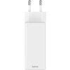 HAMA Комплект Бързо зарядно и кабел за зареждане, 100 W GaN, 2x USB-C PD, 1x USB-A QC