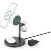 HAMA Безжична зарядна станция 3 в 1, Qi2, 15 W, индуктивно бързо зареждане