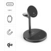 HAMA Безжична зарядна станция 3 в 1, Qi2, 15 W, индуктивно бързо зареждане