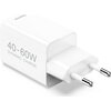 HAMA Бързо зарядно устройство, 40–60 W, GaN, USB-C, PD, Dynamic Fast Charger, бяло
