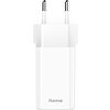 HAMA Бързо зарядно устройство, 40–60 W, GaN, USB-C, PD, Dynamic Fast Charger, бяло