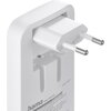 HAMA Бързо мини зарядно, 65W, 2x USB-C, 1x USB-A, PD, плоско, бяло