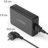 HAMA Зарядна станция 240 W, GaN, Fast Charger, 4 x USB-C, 1 x USB-A, PD