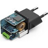 HAMA Бързо мини зарядно 220V, USB-C, PD/Qualcomm, 25 W, черен