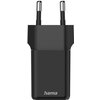 HAMA Бързо мини зарядно GaN, USB-C, PD, 45 W, черно