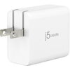 Мрежово зарядно j5create JUP3365E 65W, 3 порта, USB-C, USB-A