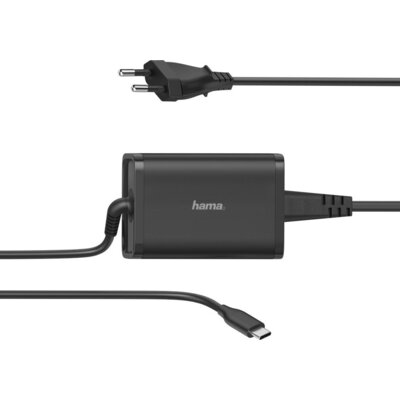 Зарядно HAMA Universal, 220V, 5-20V/65W, USB-C, Power Delivery