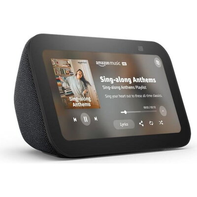 Смарт тонколона Amazon Echo Show 5, Gen 3, сензорен екран, гласов асистент, черен