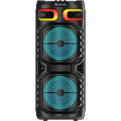 Блутут парти колона Denver BPS-355 с LED осветление, 2 x 8” woofers