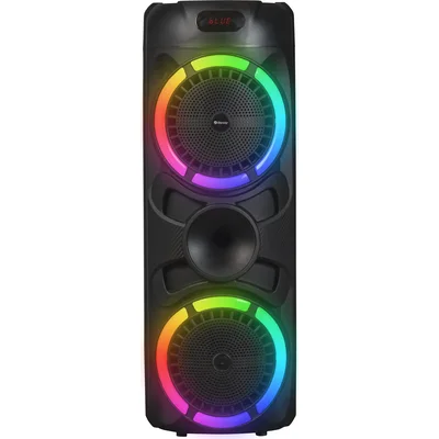 Блутут парти караоке колона Denver BPS-459 с LED осветление, безжичен микрофон, 2*8” woofers