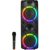 Блутут парти караоке колона Denver BPS-459 с LED осветление, безжичен микрофон, 2*8” woofers