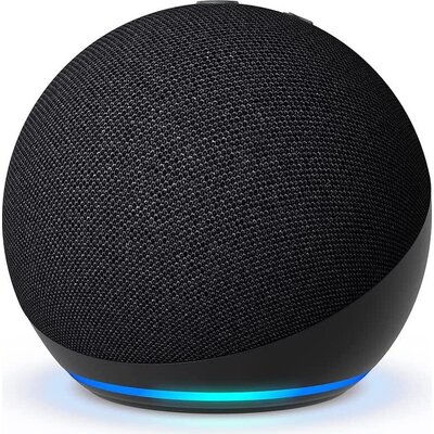 Преносима смарт тонколона Amazon Echo Dot 5, Гласов асистент, Alexa, Черен
