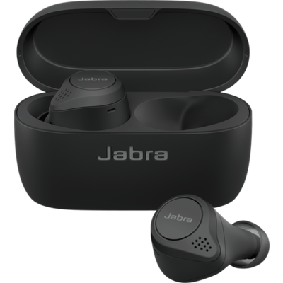 Блутут слушалки Jabra Elite 75t Titanium Black - 100-99090000-60