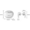 Блутут слушалки-тапи A4tech B20 2Drumtek, True Wireless, Сиви