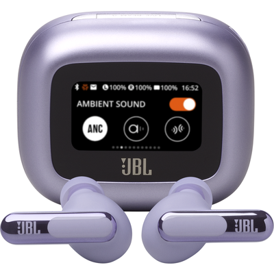 Блутут слушалки-тапи JBL Live Beam 3 - Лилав