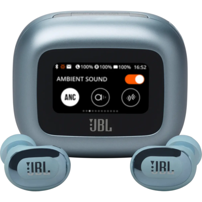 Блутут слушалки-тапи JBL Live Buds 3 - Син