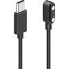 HAMA Заряден кабел за смарт часовници, с магнитно зареждане, USB-C, 60 см, черен