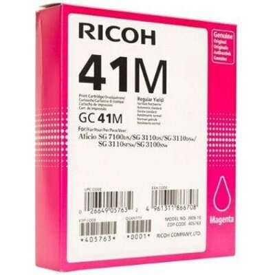 Мастило гел RICOH GC41M ,2200 копия, Magenta