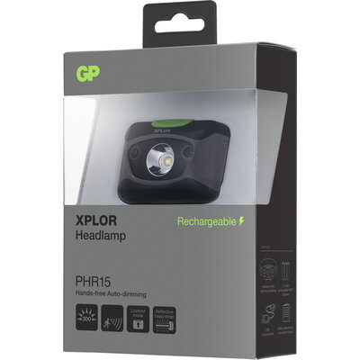 Фенер Челник акумулаторен / Prosumer Xplor PHR15 Hands free със сензор за разстояние 300 лумена - GP-F-XPLOR-PHR15