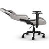 Геймърски стол Corsair T3 RUSH - Fabric Grey/White