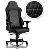 Геймърски стол noblechairs HERO - Black/Platinum-White