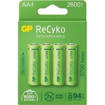 Акумулаторна Батерия GP  R6 AA 2700mAh NiMH 4 бр. 270AAHCE-EB4  GP