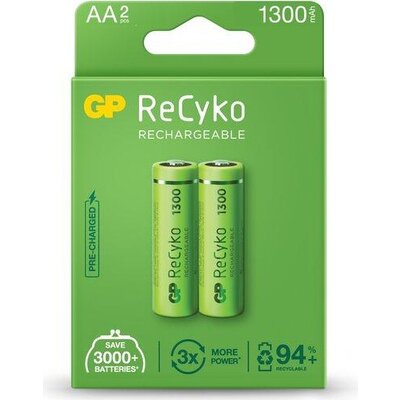 Акумулаторна Батерия R6 AA 130AAHC-EB2 1300mAh NiMH 2 бр. в опаковка GP