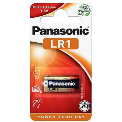 Алкална батерия  PANASONIC LR1 /1 бр. в опаковка/ 1.5V