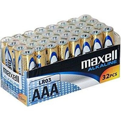 Алкални батерии MAXELL LR03 1.5V AAA - 32 бр.