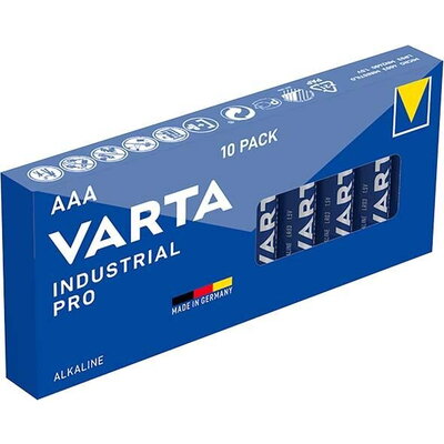 Алкални батерии индустриални LR03 AAA 1,5V 10PK INDUSTRIAL PRO4003 VARTA