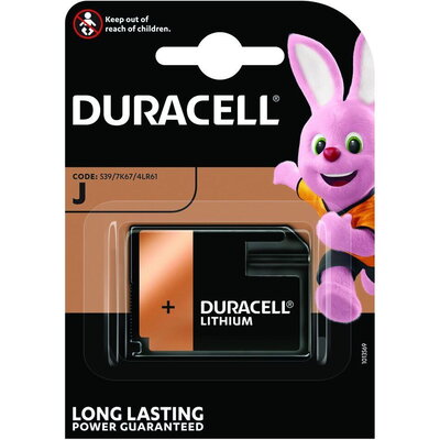 Батерия литиева J 7K67 6V 1PK блистер DURACELL