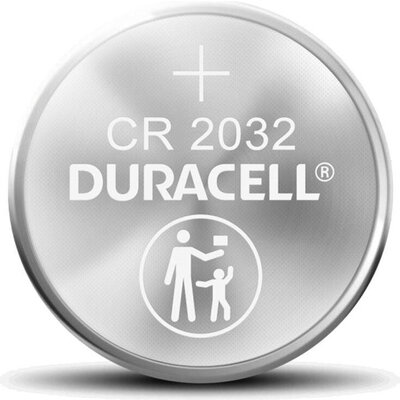 Бутонна батерия литиева CR 2032 3V BULK industrial  DURACELL (20 бр. в тарелка) цена за 1 батерия