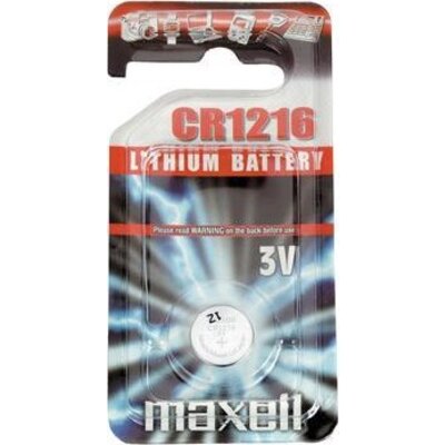 Бутонна батерия литиева MAXELL CR-1216 3 V - ML-BL-CR-1216