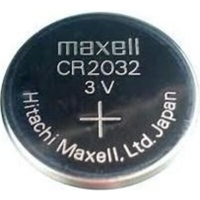Бутонна батерия литиева MAXELL CR-2032 3V, BULK. (25 бр. в тарелка) - 