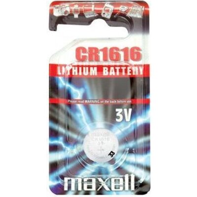 Бутонна литиева батерия MAXELL CR1616