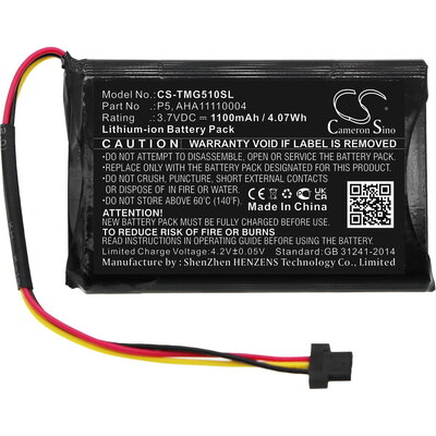 Батерия за GPS TomTom AT6, Go 510, Go 520, Go 520 WIFI, VIA 62, Go Basic 6″  3,7V 1100mAh LiIon Cameron Sino