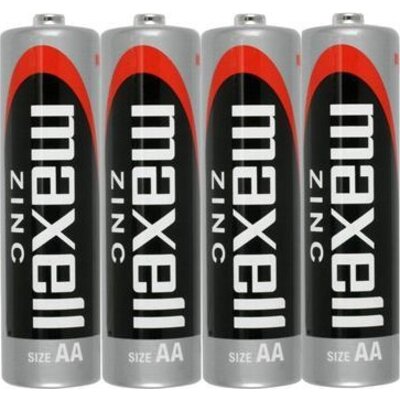 Цинк Манганова батерия MAXELL R6 4 бр. shrink 1.5 V