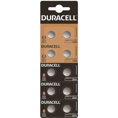 Бутонна алкална батерия LR44 /AG13/  1,55V 10 бр./pack  цена за 1 бр./  DURACELL