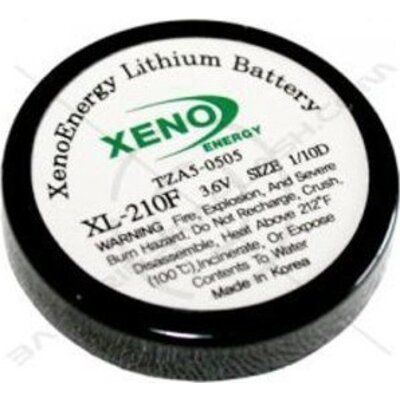 Литиево тионил батерия XENO XL210/STD, бутонна, 3,6V 1/10D, 1Ah - 