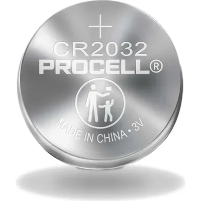 Бутонна батерия DURACELL PROCELL CR2032, 3V, 1 бр. BULK, Литиева, /цена за 1 батерия/