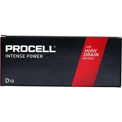 Батерия алкална индустриална LR20 D 10pk опаковка INTENSE  PROCELL /цена за 10 бр./