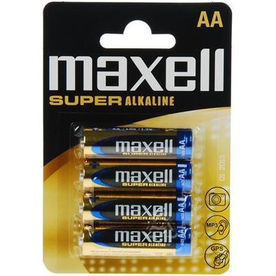 Супералкални батерии MAXELL LR6 XL /4 бр. в блистер/ 1.5V
